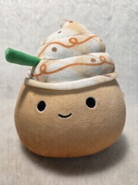 EMIL the Caramel Frappe Squishmallows 5" Mystery Food Squad Plush Toy NO HANGTAG